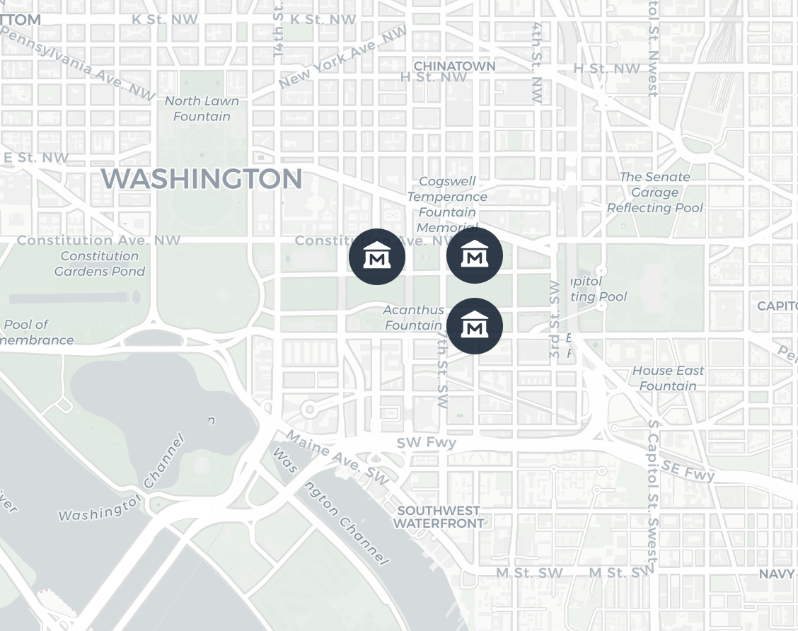 DC Museums Map
